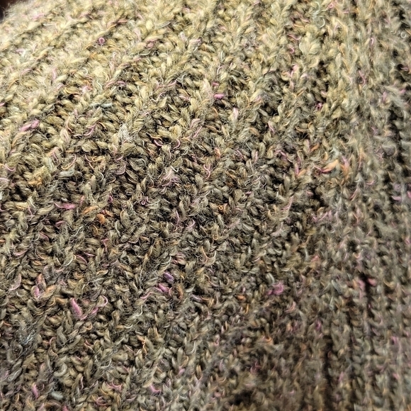 Charter Club Green  Babydoll Cardigan 78% Acrylic, 18% poly, 4% wool Y2K - Picture 8 of 10